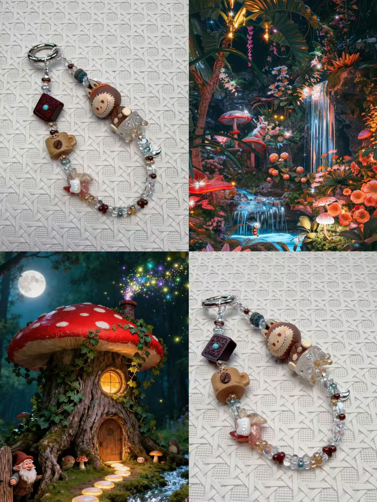 B071［森林童话］手机链