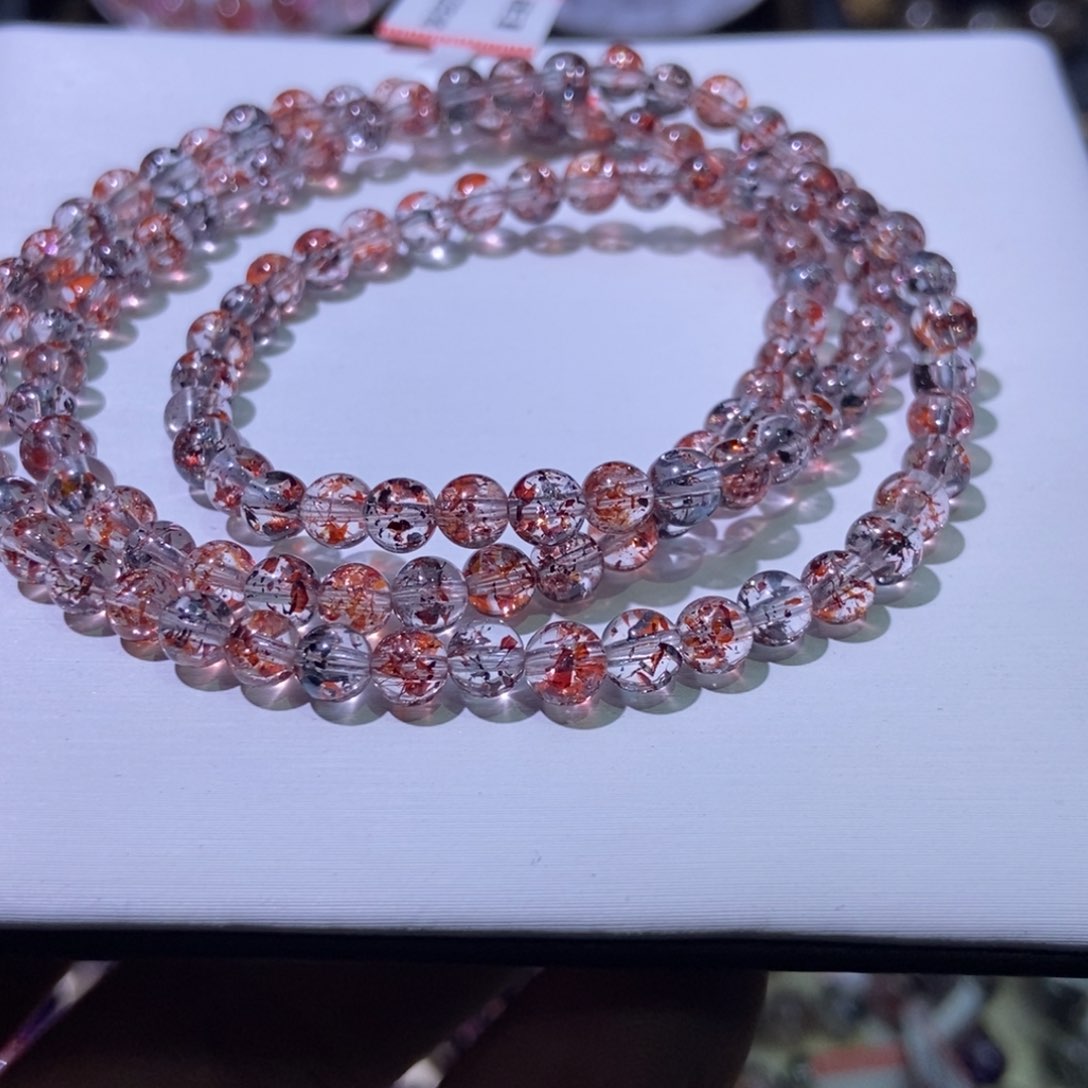 水晶手串未镶嵌草莓毒液