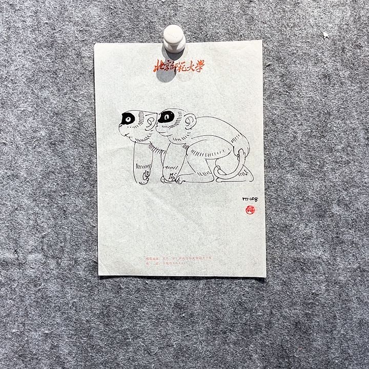 书法美林速写作品