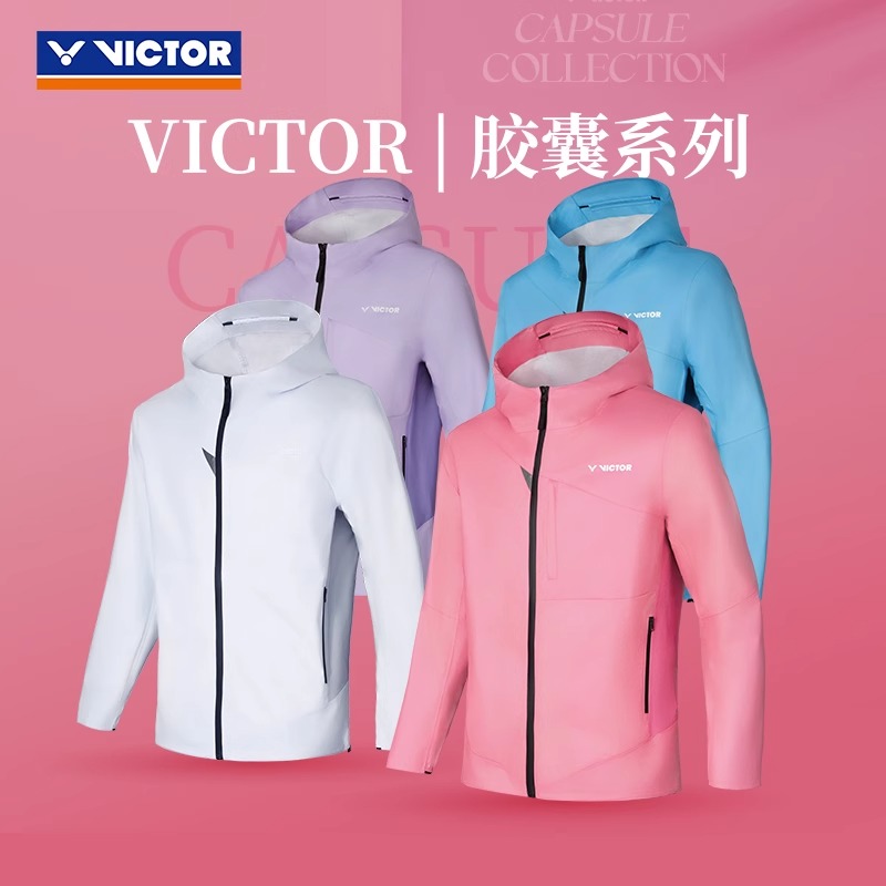 VICTOR威克多 男女运动风衣外套胶囊系列羽毛球服梭织上衣