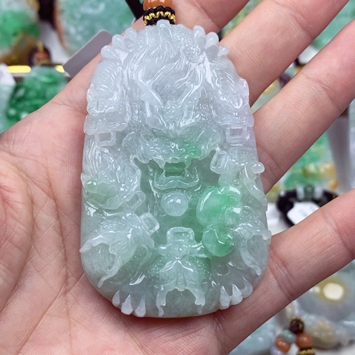 翡翠未镶嵌吊坠(不含链)琳***7