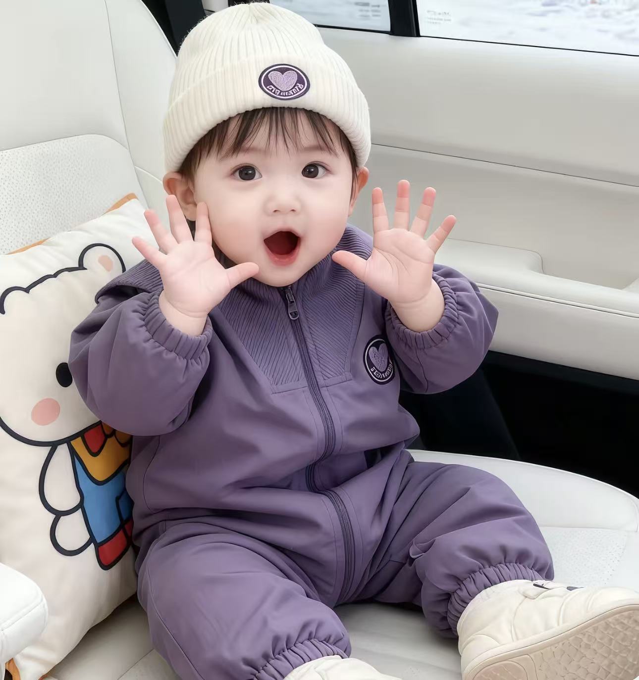 男童女宝扣码连体衣 (直播专用)