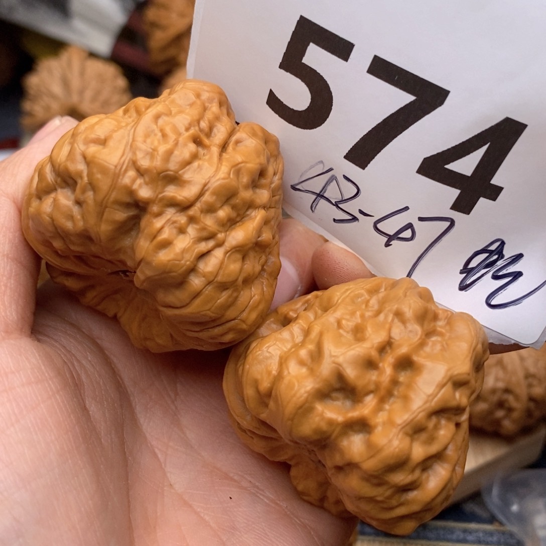 文玩核桃把件574号43-47蛙