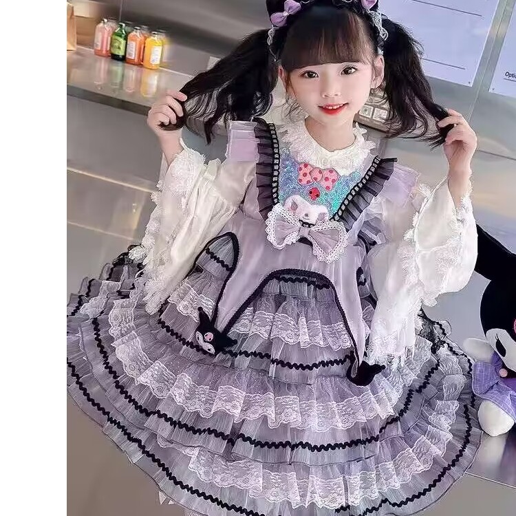 高定制四季款公主裙儿童裙子连衣裙玲娜贝尔洛丽塔童装裙子