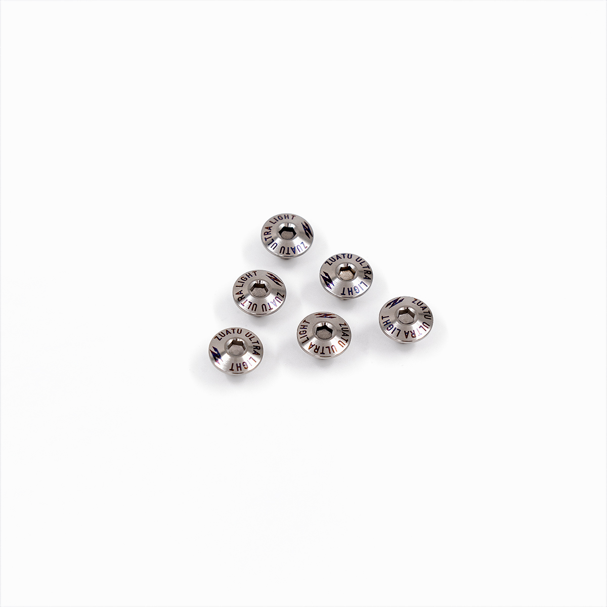 ZUATU袋装螺丝专业公路车骑行鞋钛合金零件自行车调节固定配件