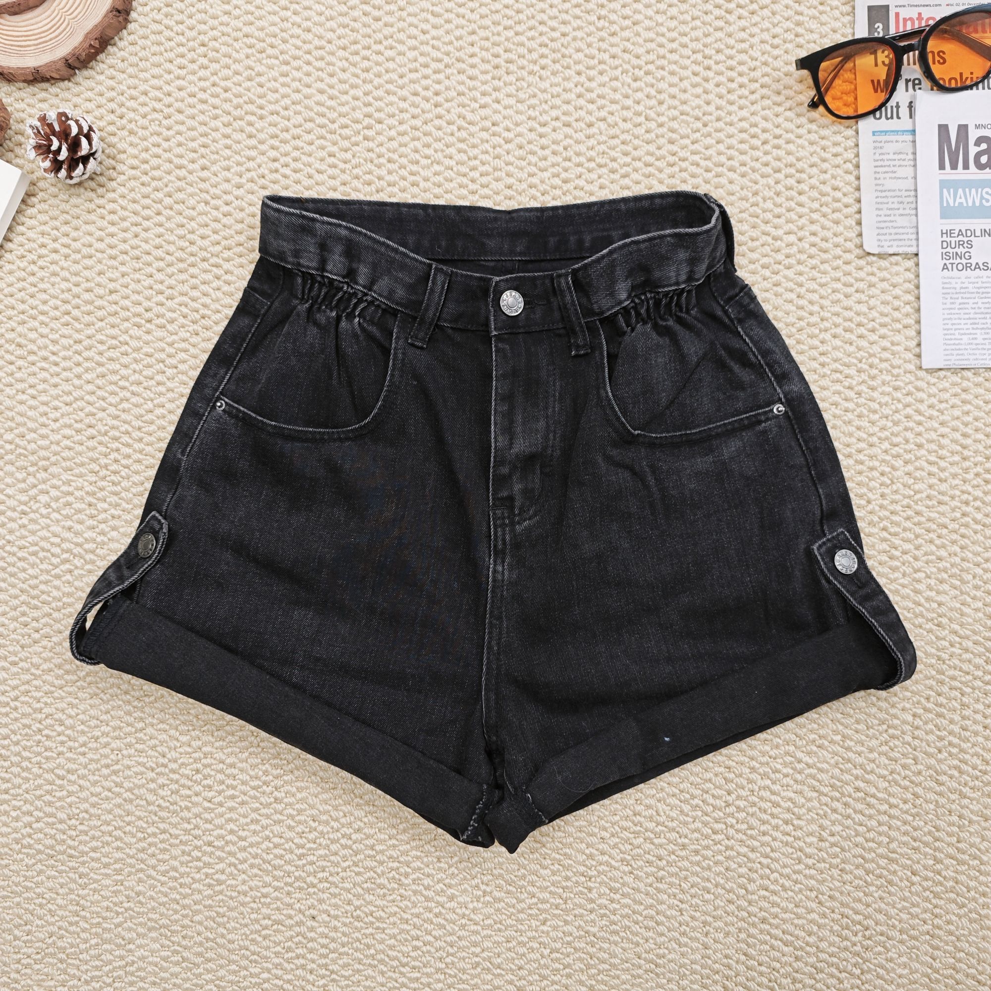 2025春季新款做旧休闲牛仔短裤0900