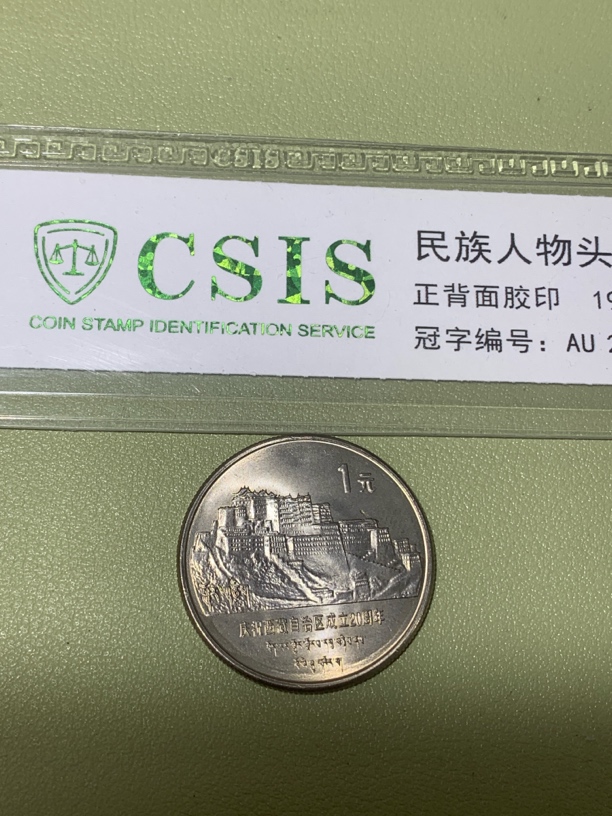 法定货币西藏纪念币一板，品如图，随机发货
