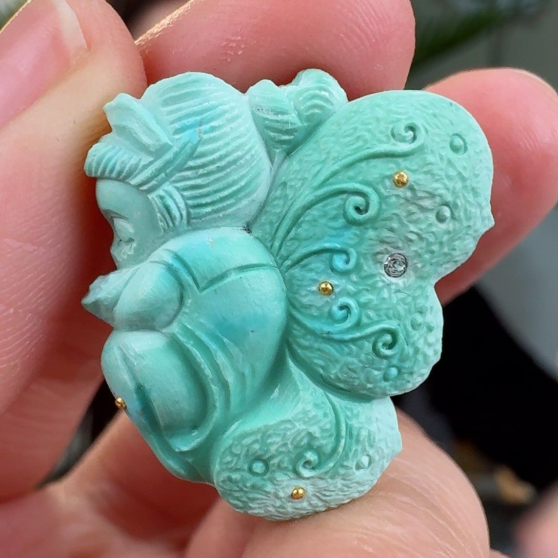 绿松石珠宝奇石未镶嵌