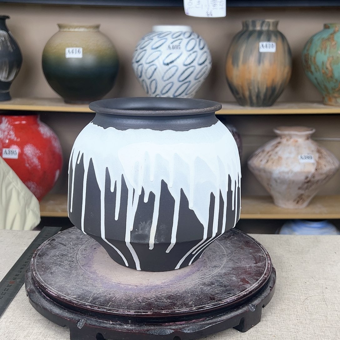 陶瓷25花瓶摆件创意