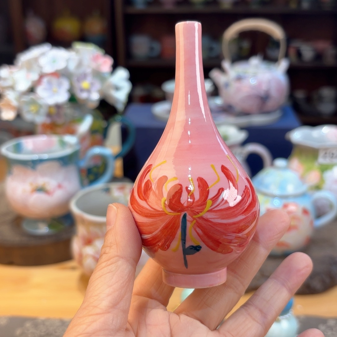 景德镇手绘高温釉下彩陶瓷茶具