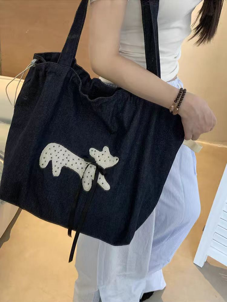 604牛仔点点狗时装包包