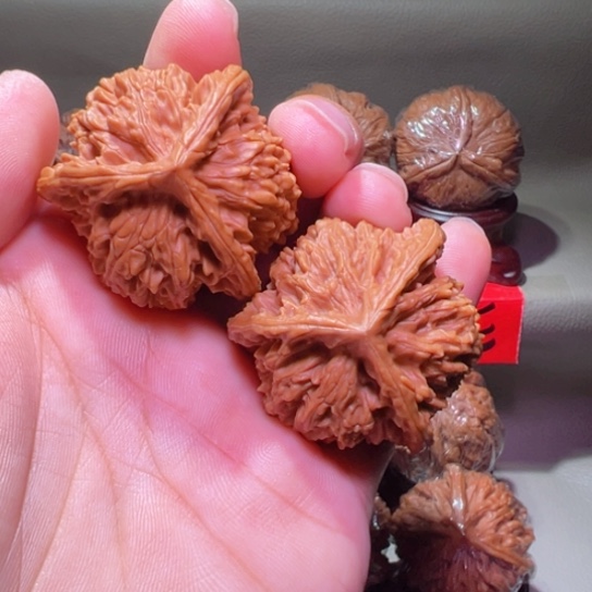 把件文玩核桃顶级正奔名牌盘龙虎头全品