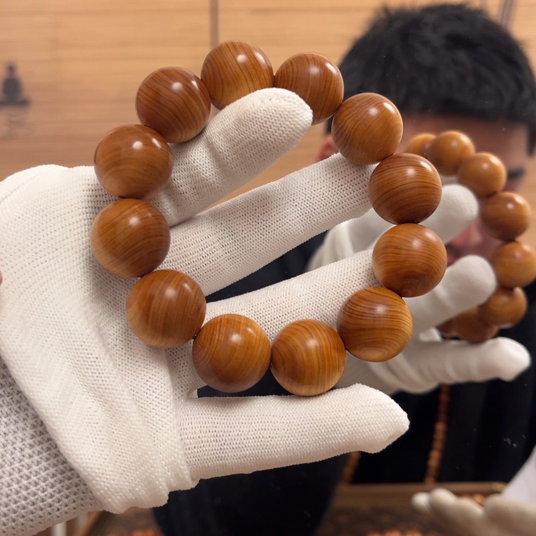 柏木（崖柏）手串/手链20红油乱纹板根料药香味性价比