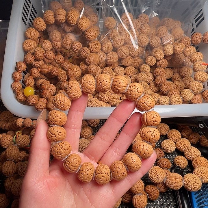 手串桃核桃核散籽和桃核手串