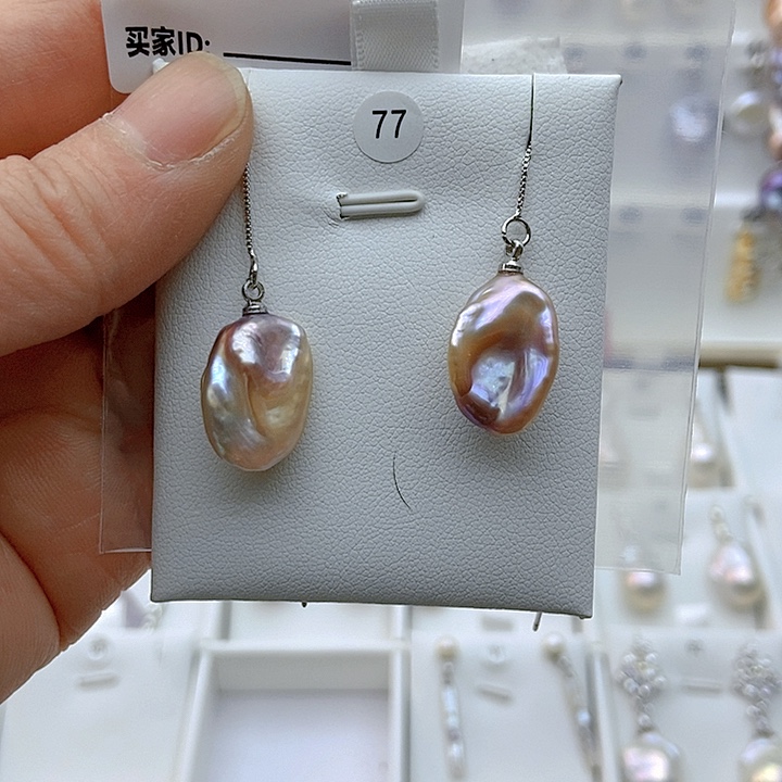 淡水珍珠颈饰银S925镶嵌