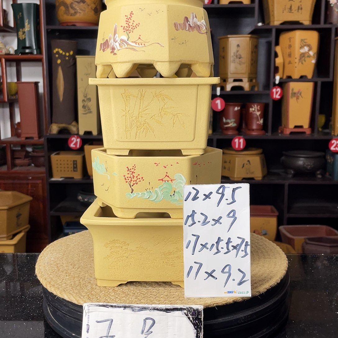 紫砂D-婉秋紫砂花盆