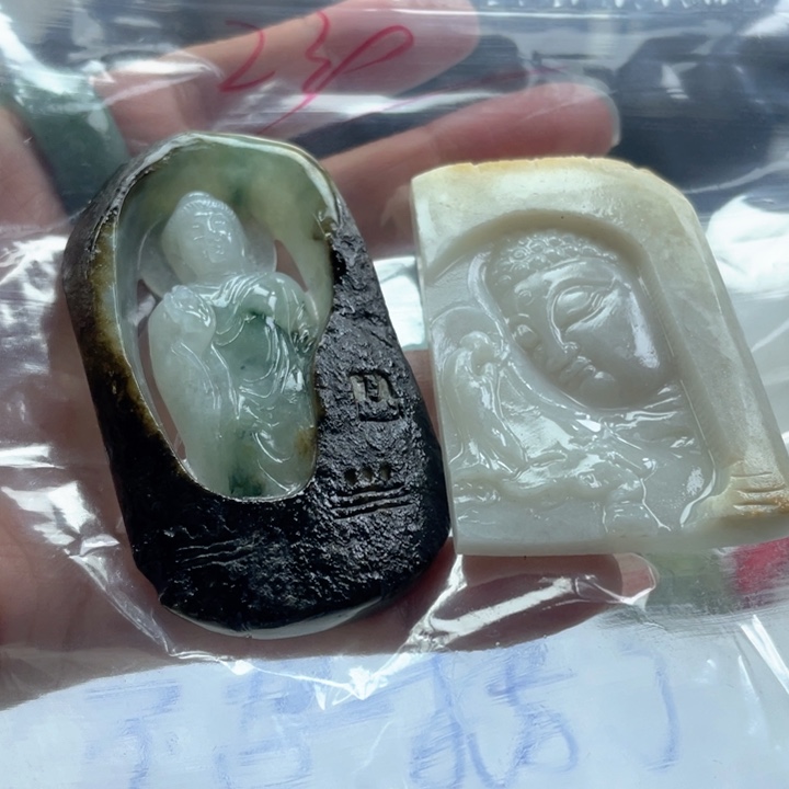 定制翡翠未镶嵌毛货