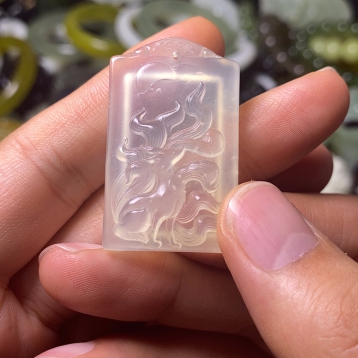 岫玉岫玉颈饰未镶嵌