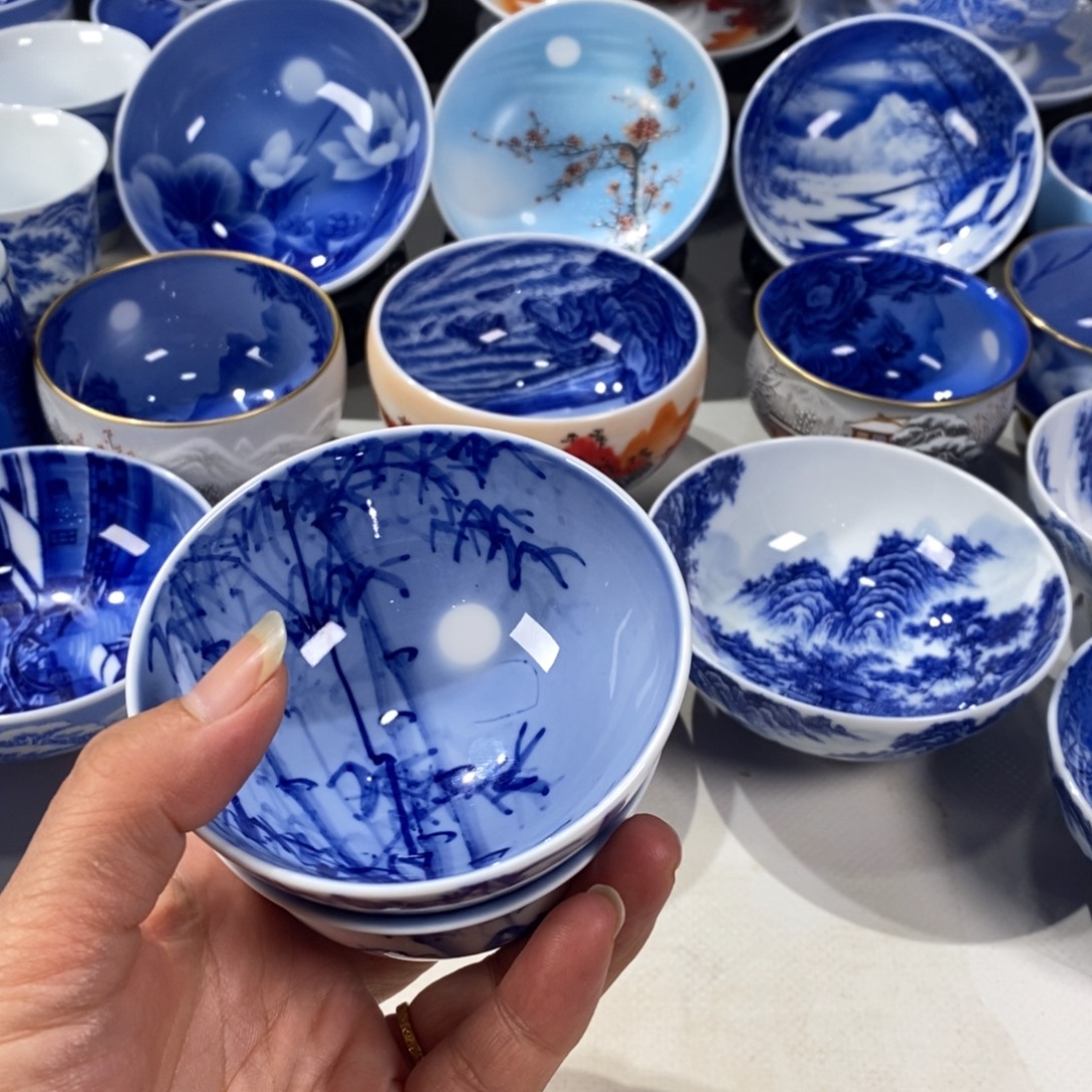 青花竹子主人杯杯