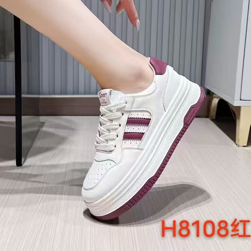 【专属】H8108新款厚底百搭休闲板鞋女鞋子