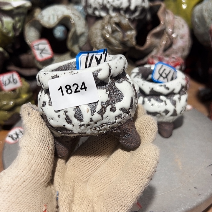 p***l粗陶花盆制作就这样的