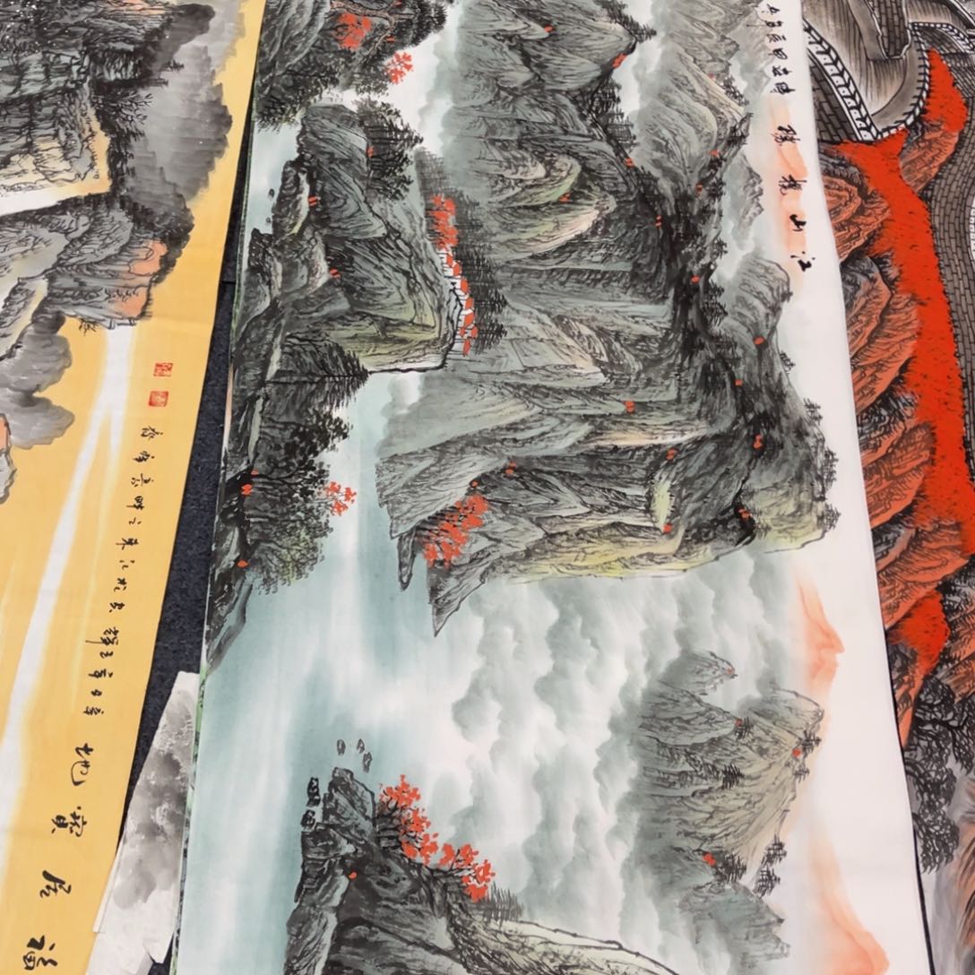 国画处理作品看好再拍哦