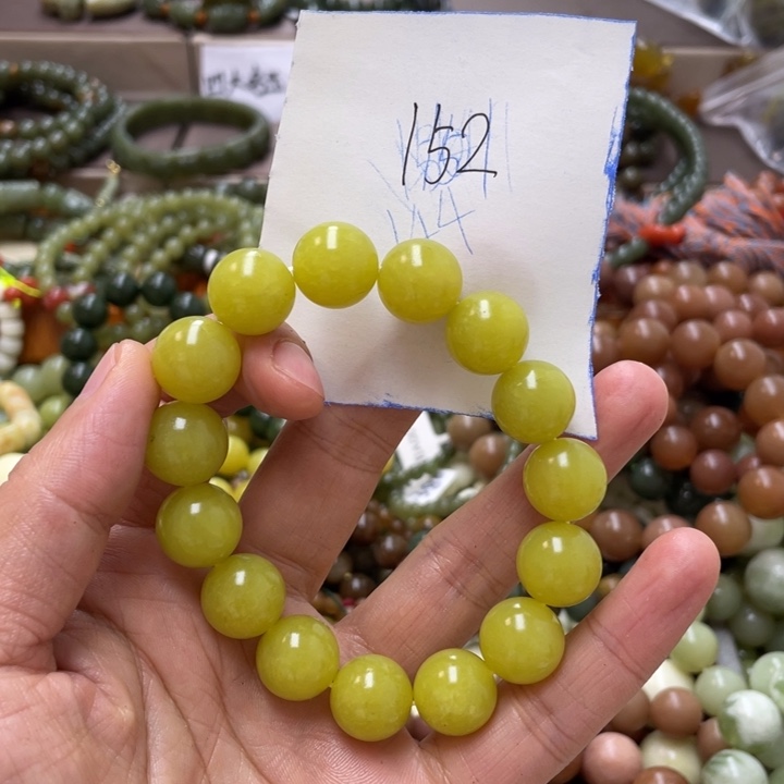 未镶嵌蛇纹石玉手链