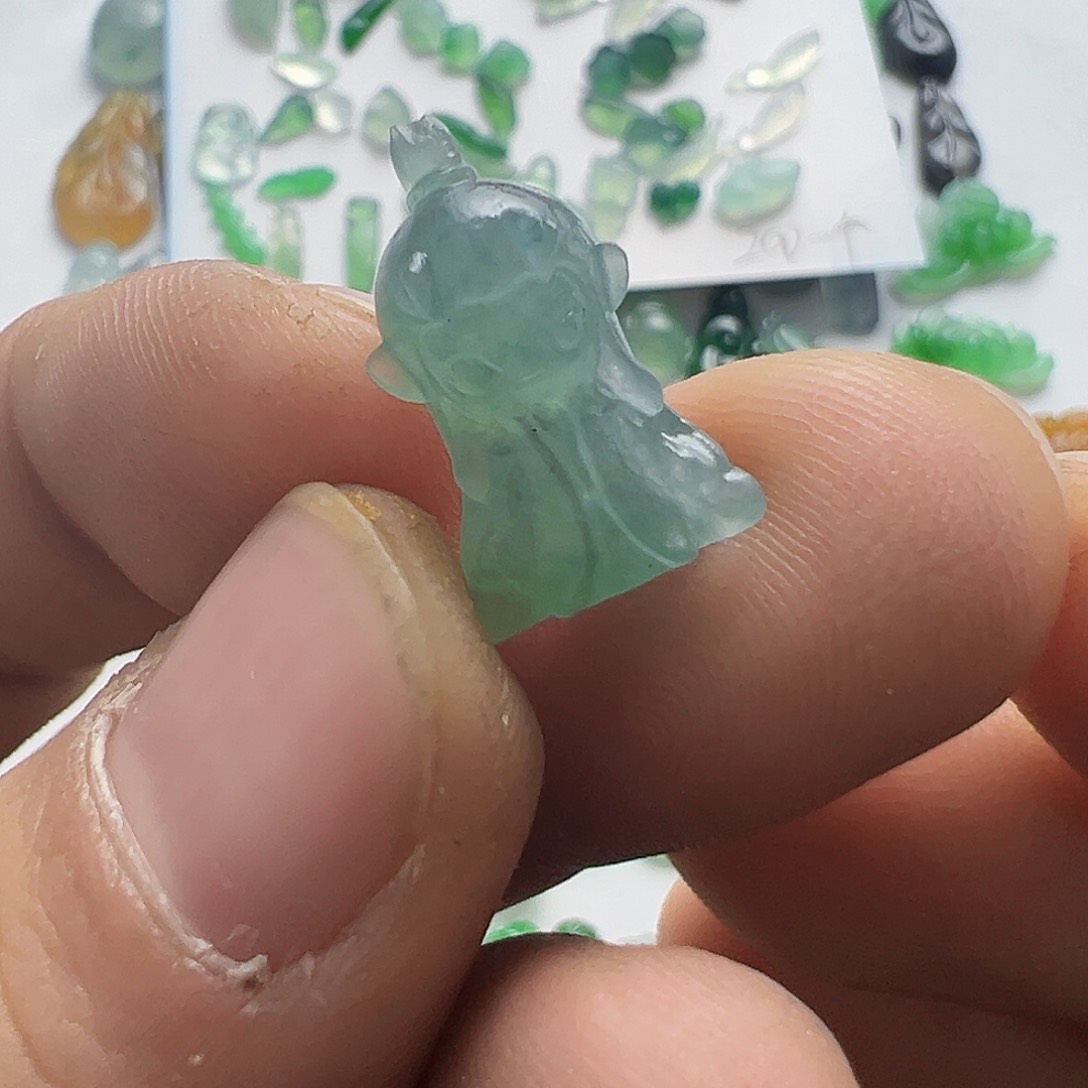 定制翡翠未镶嵌Y*J敖丙