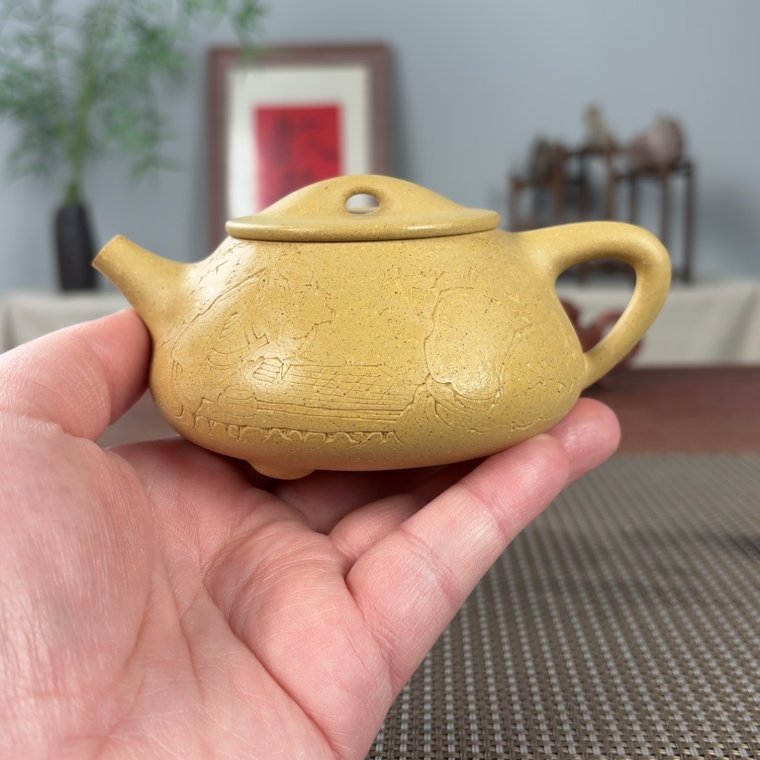 紫砂茶壶黄龙山原矿紫砂壶