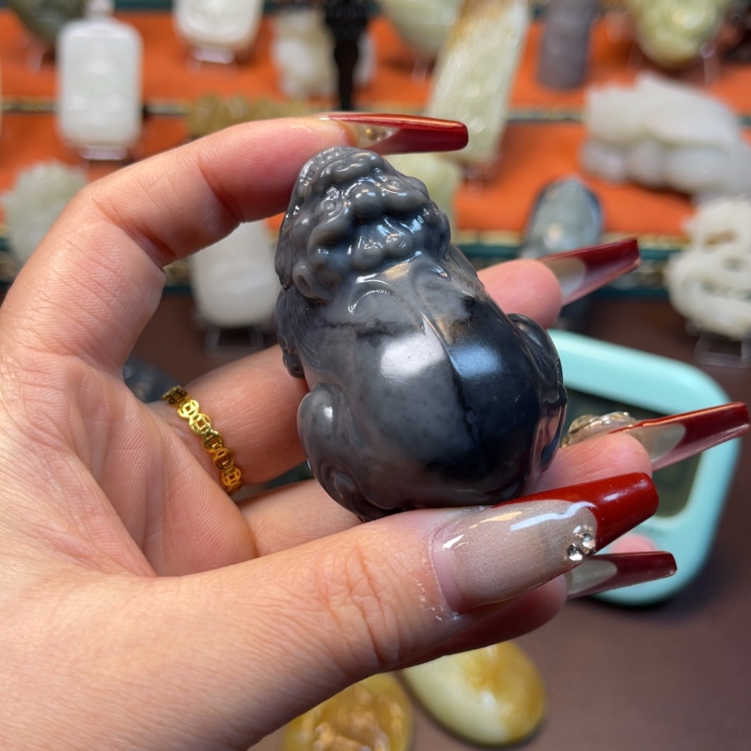 和田玉挂件未镶嵌文*