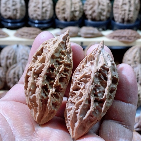 文玩核桃把件一帆风顺