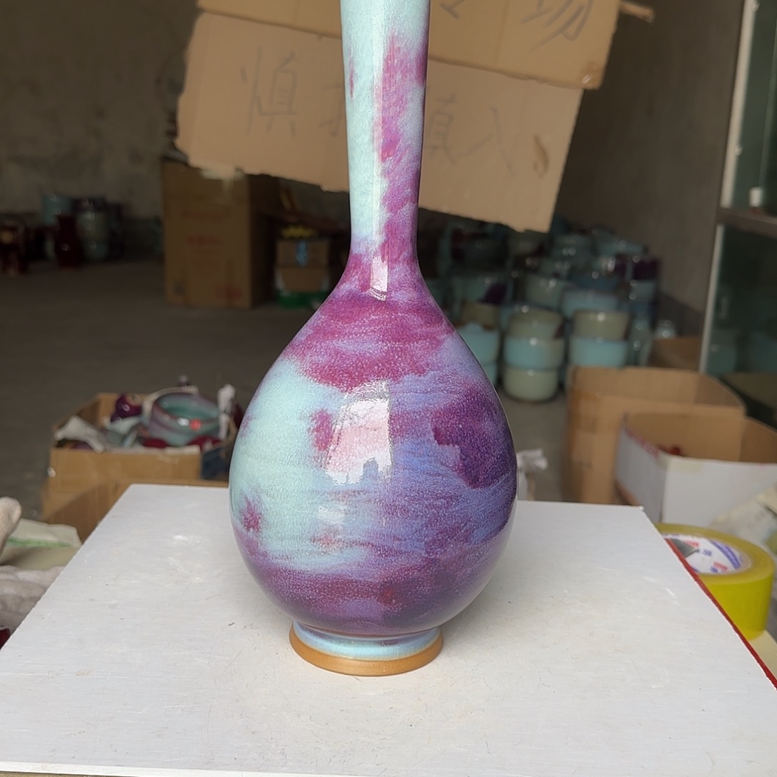 陶摆件郑家钧瓷摆件微瑕