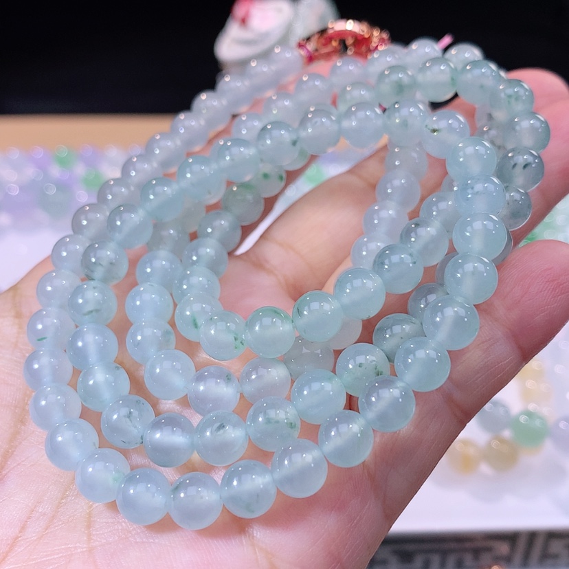 【闪购商品】翡翠手链未镶嵌卡7