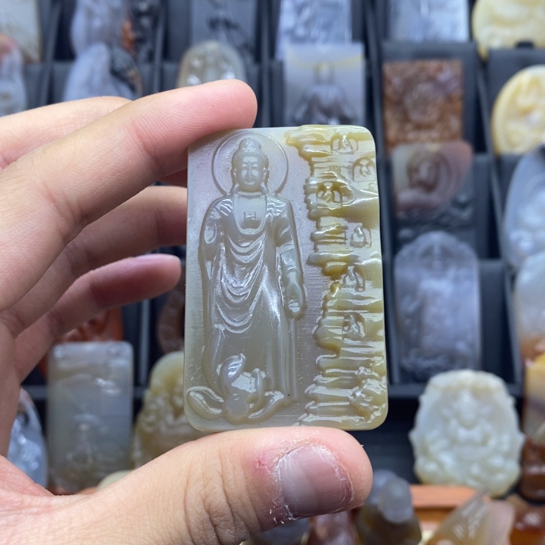 玛瑙/玉髓吊坠(赠链)未镶嵌◥****◤吊坠