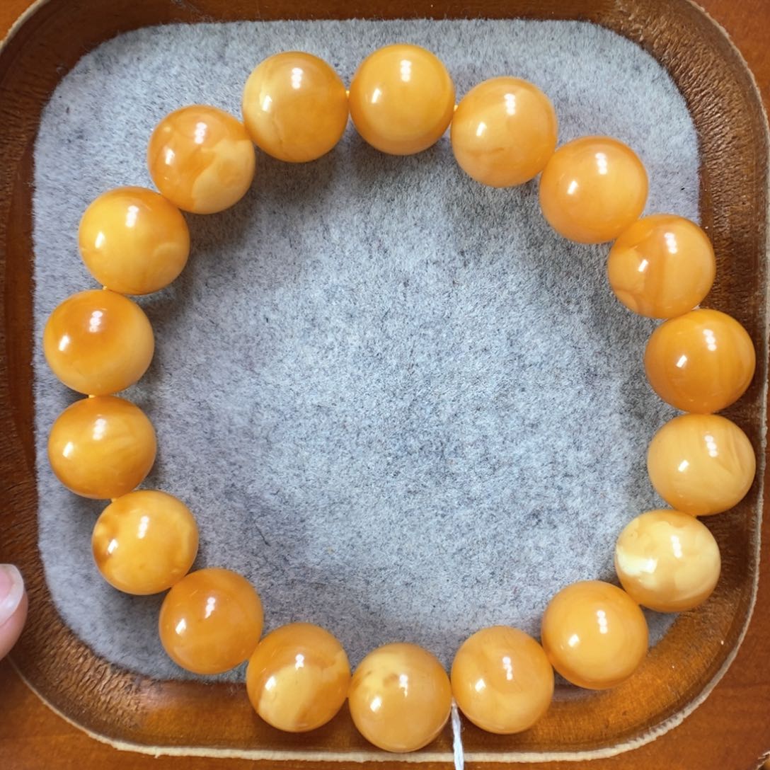 未镶嵌蜜蜡手串蜜蜡手串
