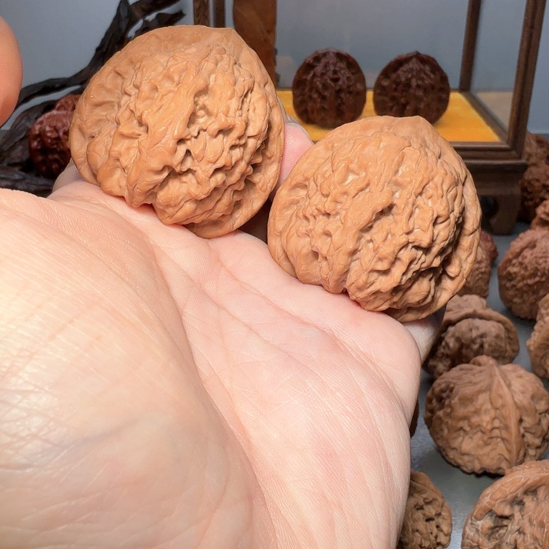 文玩核桃把件44尺寸秤砣