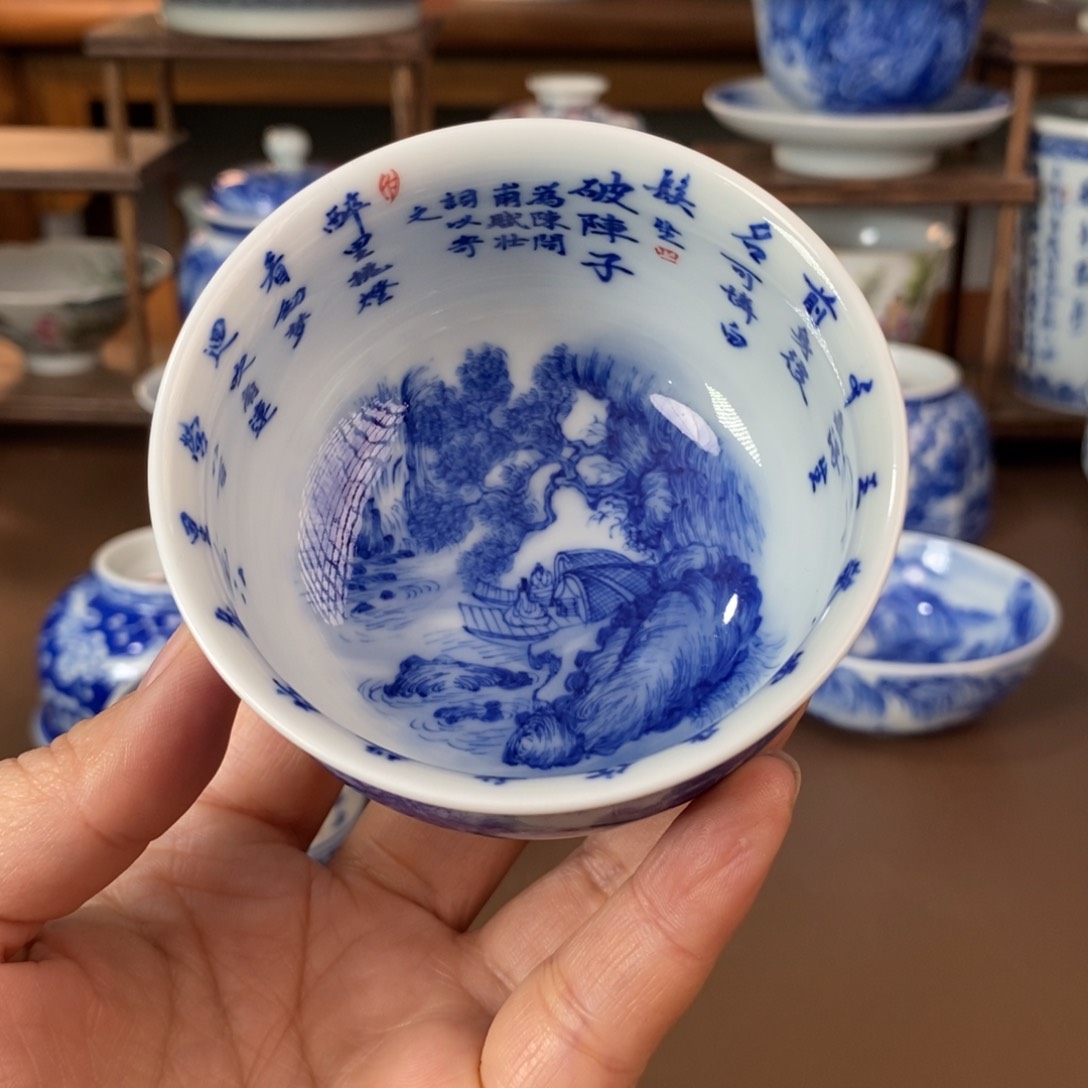 景德镇陶瓷手工手绘