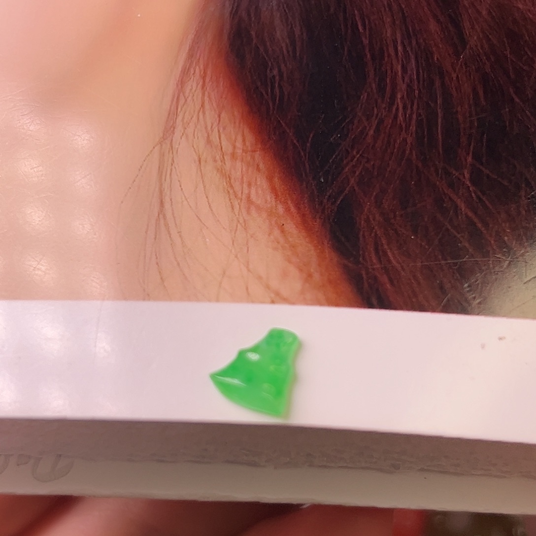 翡翠未镶嵌颈饰竹