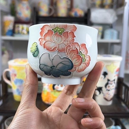 手绘高温釉下彩陶瓷