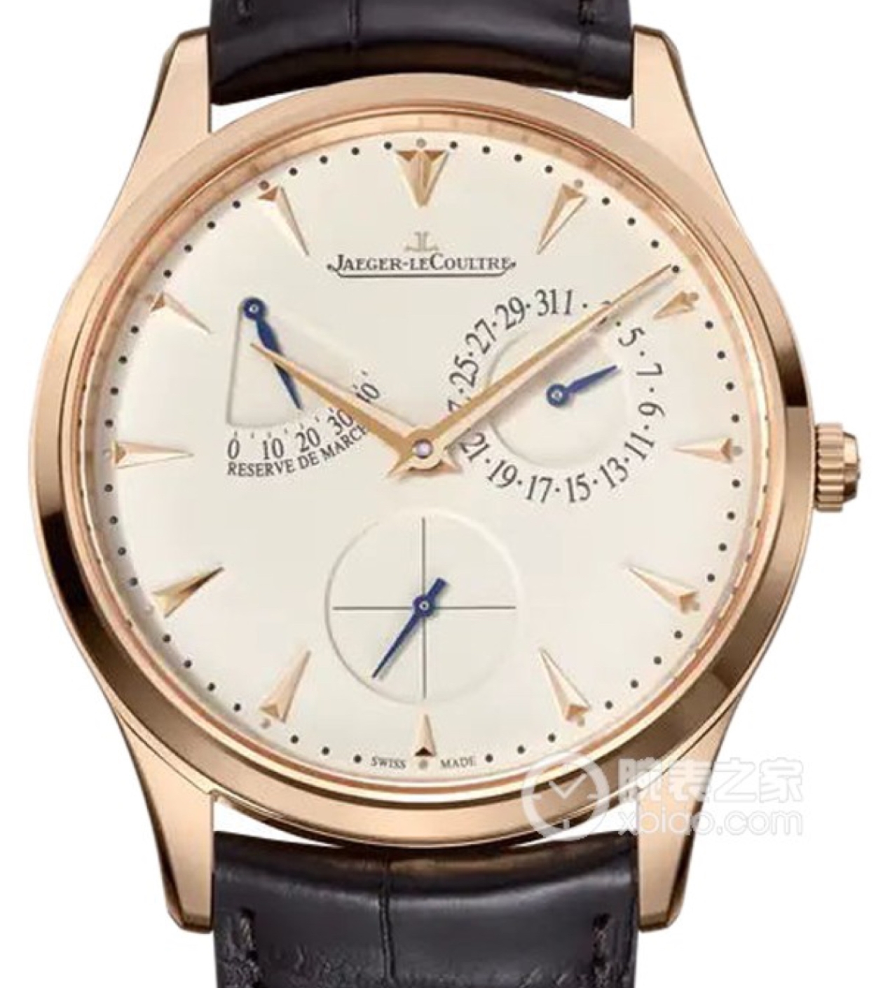 95新 Jaeger-LeCoultre/积家 /亚虎/积家/大师机械男表