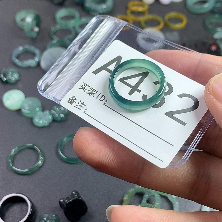 未镶嵌戒指翡翠18号