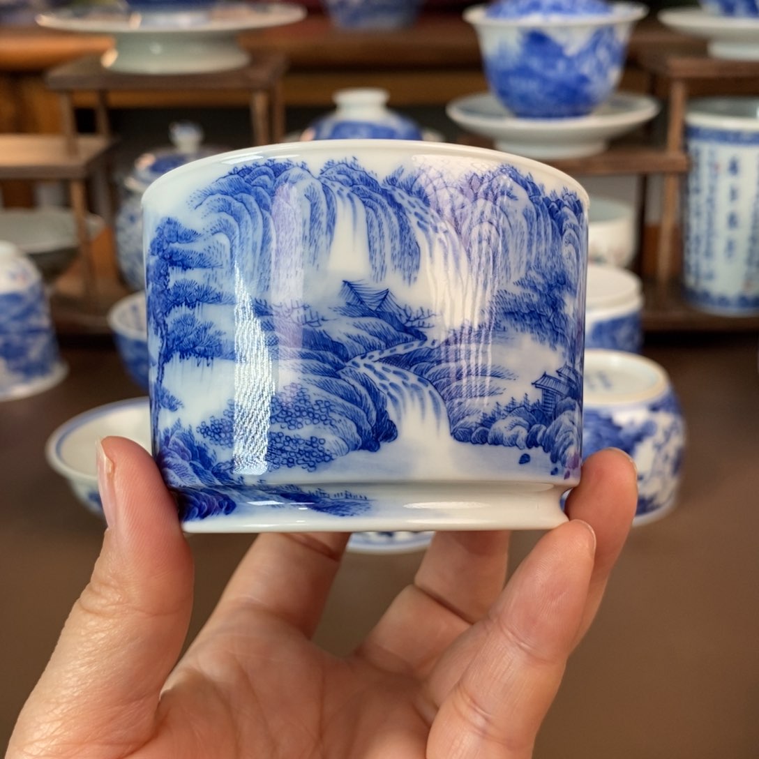 游***录景德镇陶瓷手工手绘