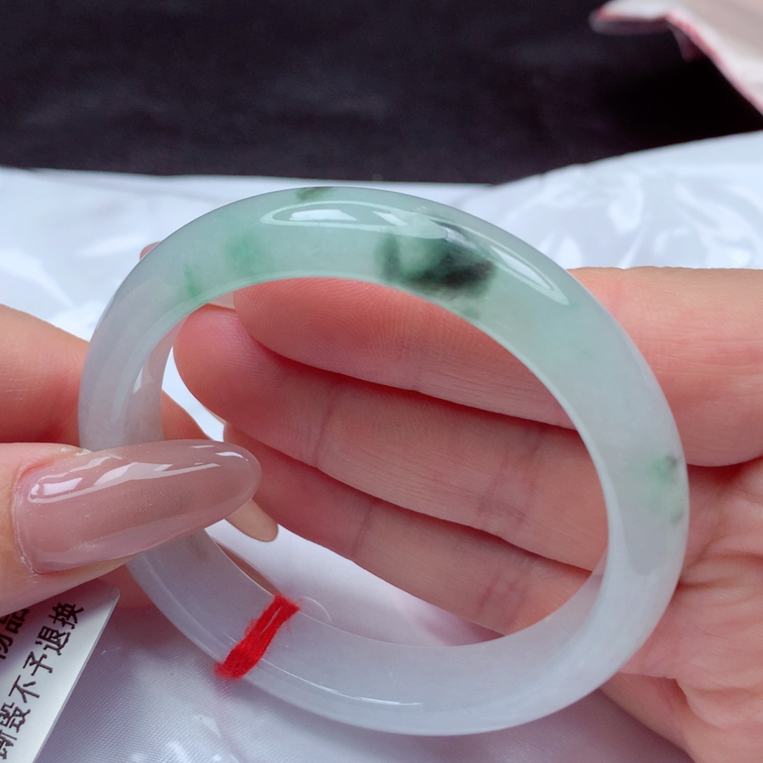 翡翠未镶嵌手镯手镯54