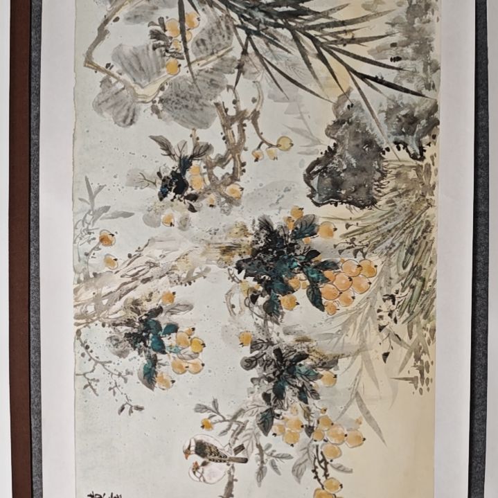 国画贾海瑞老师现场定制