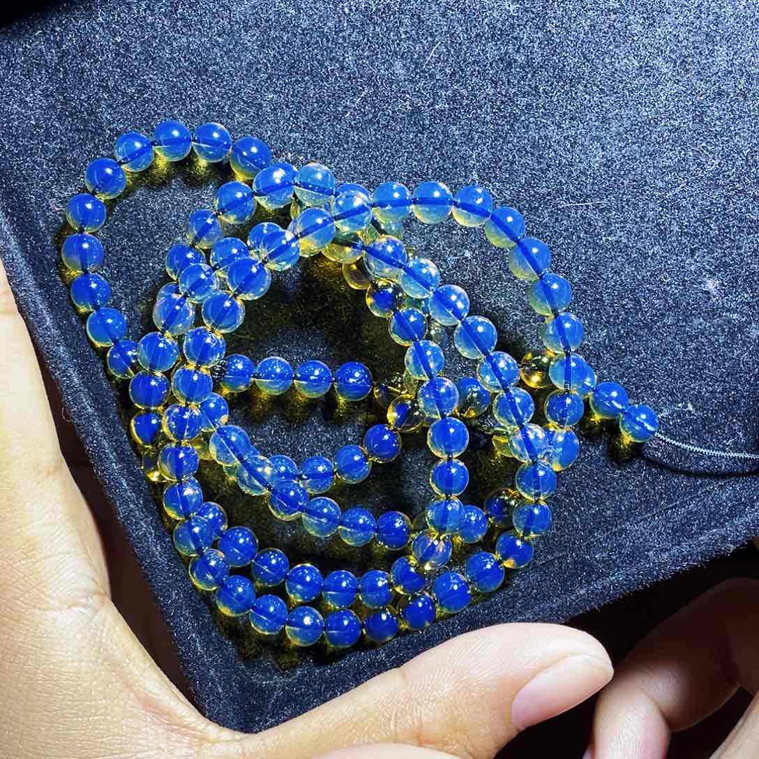 蓝珀裸石未镶嵌大*哥6加108