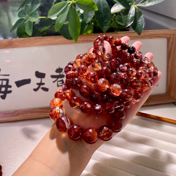 阿月天然水晶手链下单链接