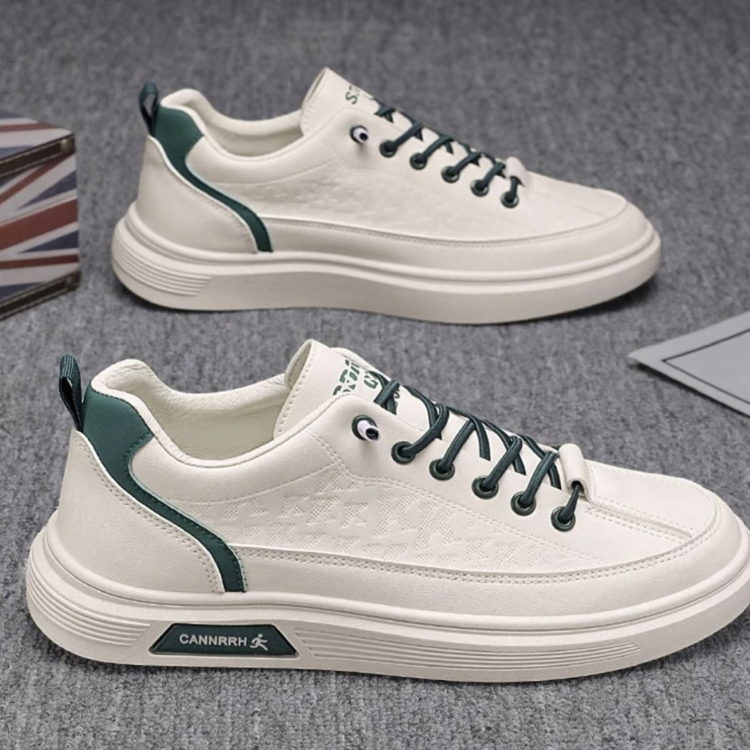 大牌平替秋季男鞋一脚蹬防水防滑平板鞋男士上班工作休闲鞋运动鞋