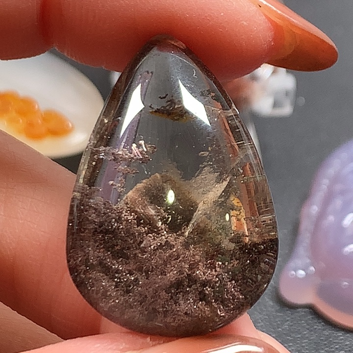 水晶吊坠(不含链)未镶嵌灵**蜜