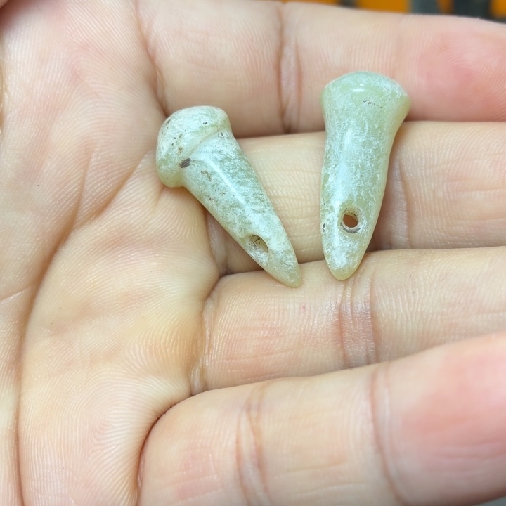 和田玉未镶嵌吊坠(不含链)普*