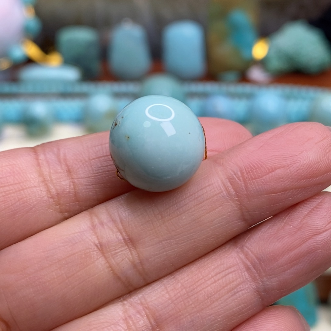 绿松石未镶嵌珠宝奇石14.5